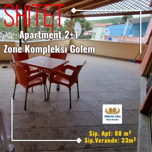 Shitet Apartamente 2+1 ne Golem