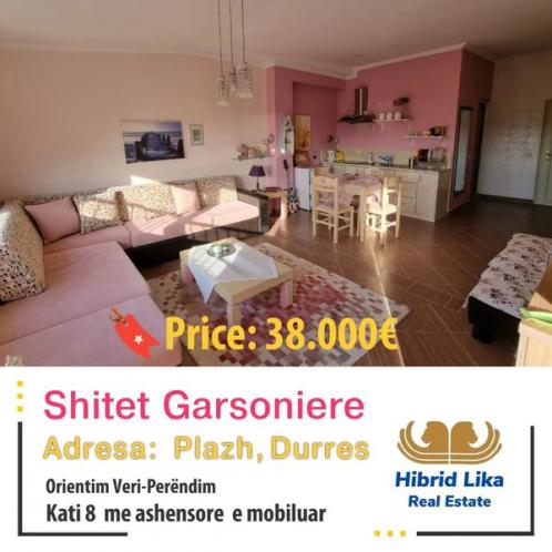 Shitet Garsoniere ne Plazh Durres