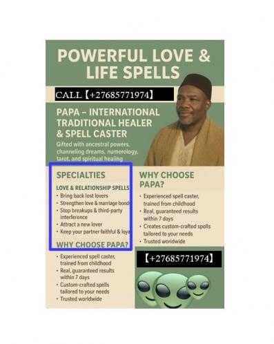 ##  Love Spells By Healer Dr +27685771974