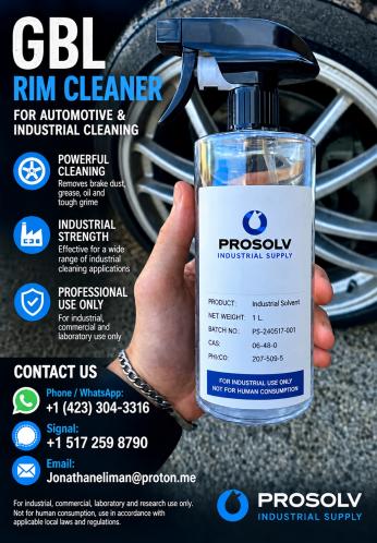Buy effective GBL wheel cleaner for professional and automotive cleaning(whatsapp:14233043316)