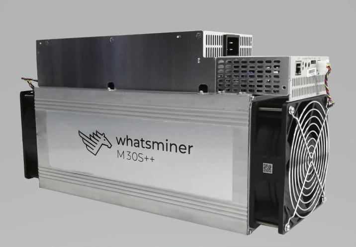 Whatsminer M30S++ 102T SHA-256 3162W ASIC Bitcoin Miner New in Box +1 Year Warranty.