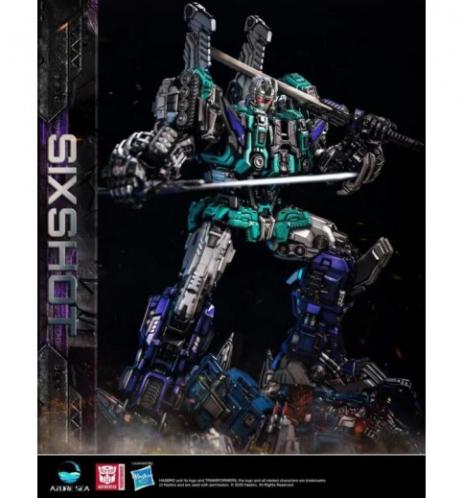 Transformers Sixshot Limited Edition Statue